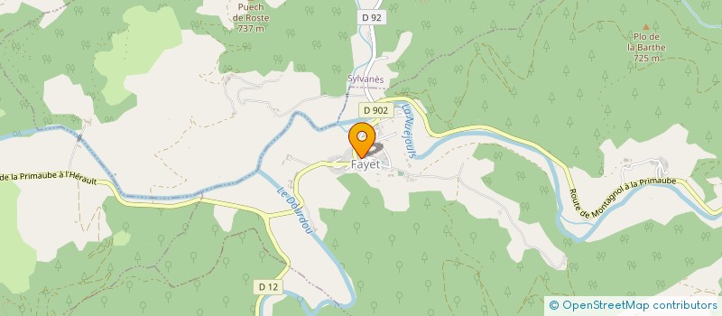 localisation de l'entreprise MONSIEUR CLAUDE NOYON  FAYET