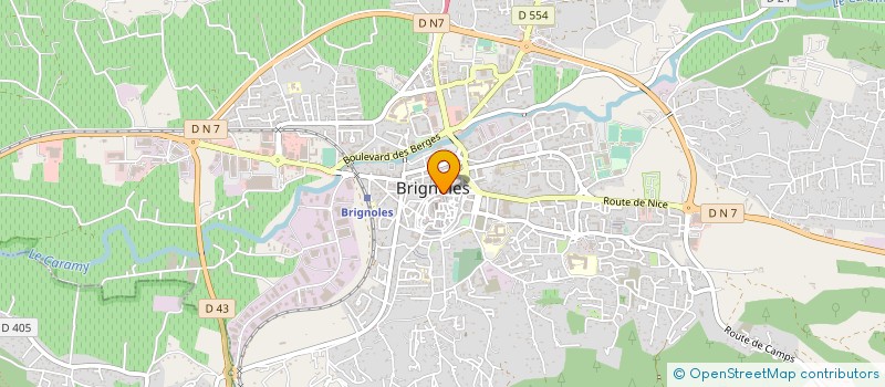 localisation de l'entreprise MONSIEUR CLAUDE OLLIVIER à BRIGNOLES