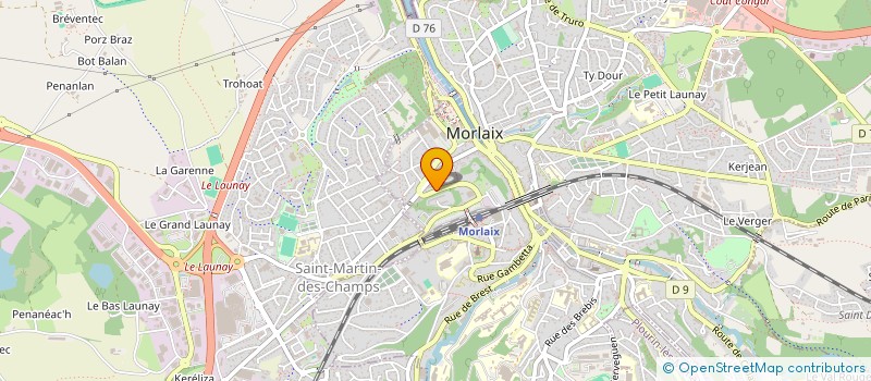 localisation de l'entreprise MONSIEUR CLAUDE OLLIVIER à MORLAIX