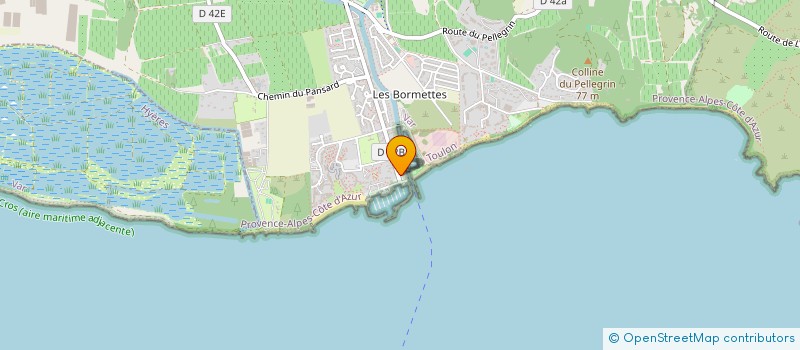 localisation de l'entreprise MONSIEUR CLAUDE OLRY  LA LONDE-LES-MAURES