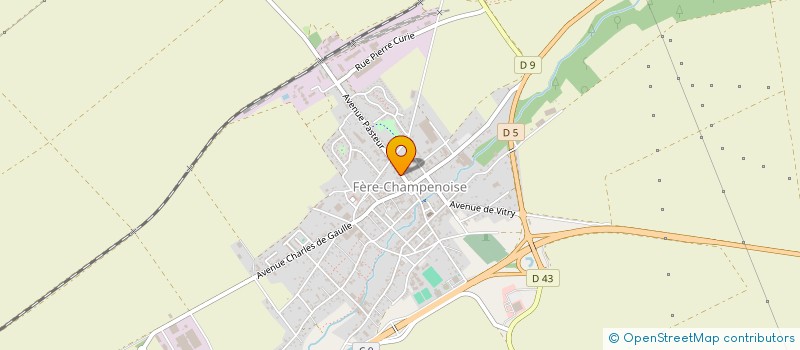 localisation de l'entreprise MONSIEUR CLAUDE OMER  FERE-CHAMPENOISE