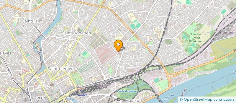 localisation de l'entreprise MONSIEUR CLAUDE ORAIN à NANTES
