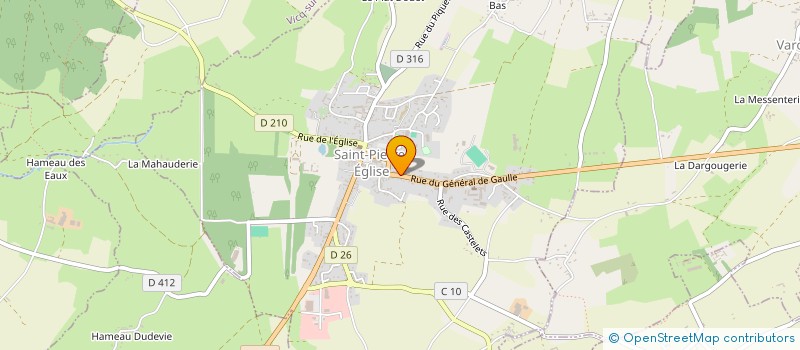 localisation de l'entreprise MONSIEUR CLAUDE ORANGE à SAINT-PIERRE-EGLISE