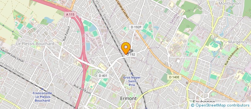 localisation de l'entreprise MONSIEUR CLAUDE ORSONI à ERMONT