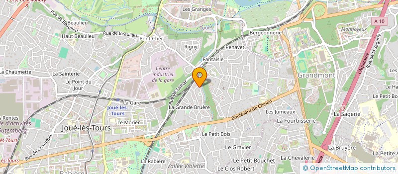 localisation de l'entreprise MONSIEUR CLAUDE ORTAIS à JOUE-LES-TOURS