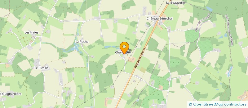 localisation de l'entreprise MONSIEUR CLAUDE ORY  LA FLECHE