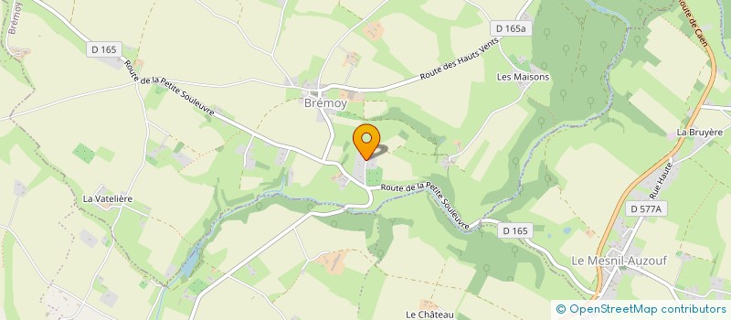 localisation de l'entreprise MONSIEUR CLAUDE OSMONT  LES MONTS D'AUNAY