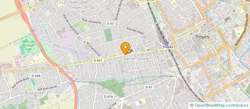 localisation de l'entreprise MONSIEUR CLAUDE OSSUT  SAINTE SAVINE