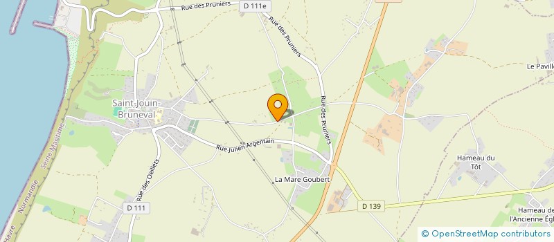 localisation de l'entreprise MONSIEUR CLAUDE PALFRAY à SAINT-JOUIN-BRUNEVAL