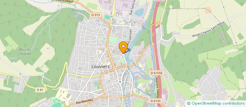 localisation de l'entreprise MONSIEUR CLAUDE PANCHER à LOUVIERS