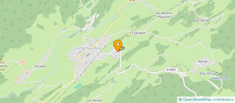 localisation de l'entreprise MONSIEUR CLAUDE PANISSET  BELLEFONTAINE