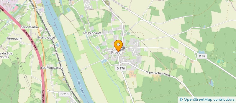 localisation de l'entreprise MONSIEUR CLAUDE PAOLOZZI  PRETY