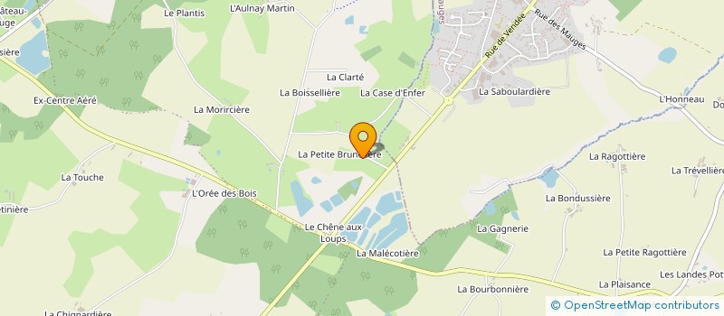 localisation de l'entreprise MONSIEUR CLAUDE PAPIN à SEVREMOINE