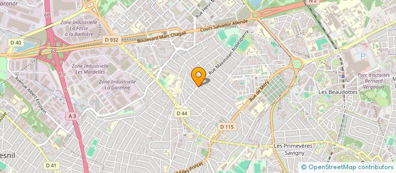 localisation de l'entreprise MONSIEUR CLAUDE PAPION à AULNAY-SOUS-BOIS