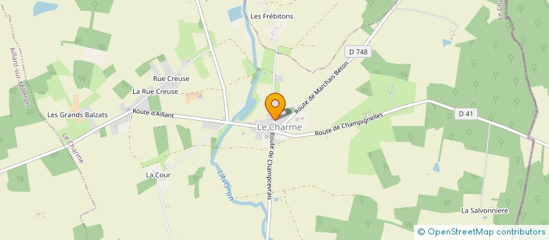 localisation de l'entreprise MONSIEUR CLAUDE PAPUCHON  AILLANT-SUR-MILLERON