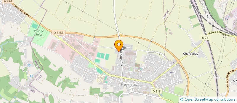 localisation de l'entreprise MONSIEUR CLAUDE PARENT  HEYRIEUX