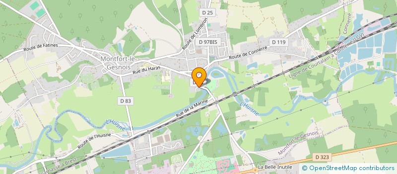 localisation de l'entreprise MONSIEUR CLAUDE PARIS  MONTFORT-LE-GESNOIS