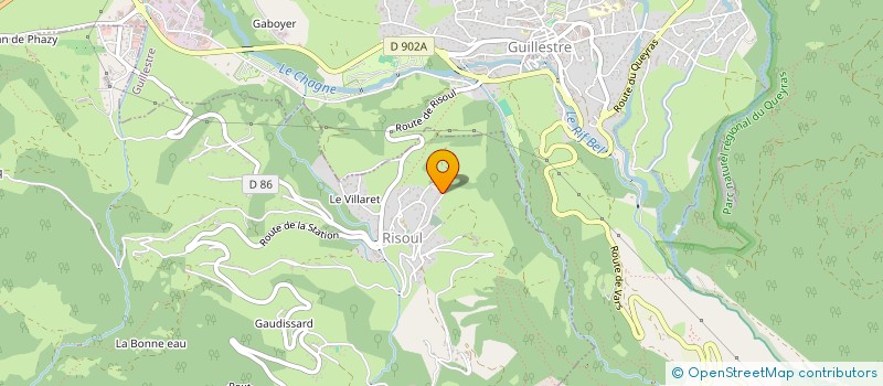 localisation de l'entreprise MONSIEUR CLAUDE PARISSE  RISOUL