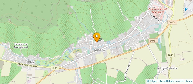 localisation de l'entreprise MONSIEUR CLAUDE PARMENTIER  MOUSSY