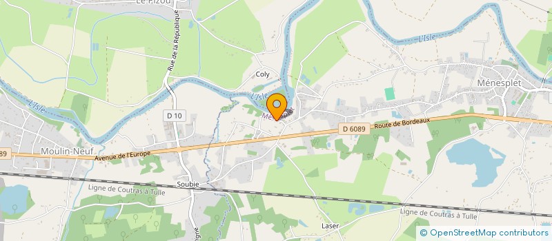 localisation de l'entreprise MONSIEUR CLAUDE PASCAL  LE PIZOU