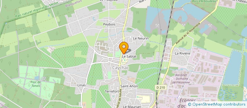 localisation de l'entreprise MONSIEUR CLAUDE PATANCHON  LE PIAN MEDOC