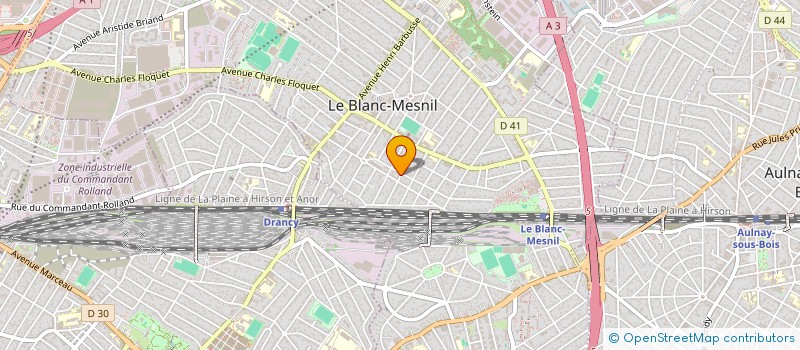 localisation de l'entreprise MONSIEUR CLAUDE PATEAU à LE BLANC-MESNIL