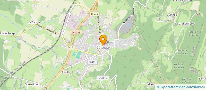 localisation de l'entreprise MONSIEUR CLAUDE PATILLON à CUISEAUX