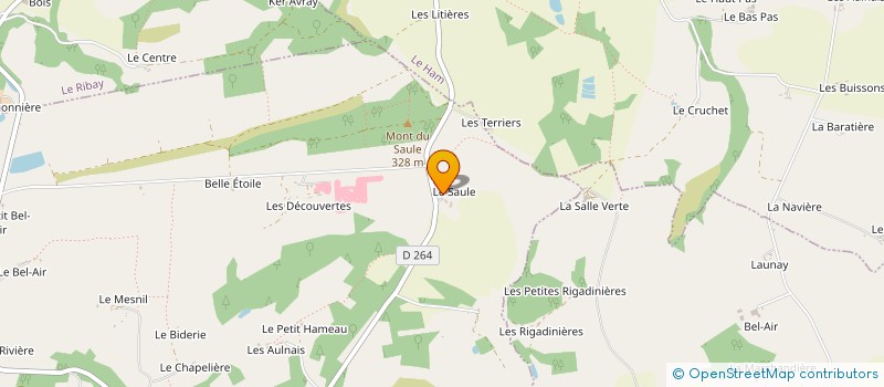localisation de l'entreprise MONSIEUR CLAUDE PATOUT à HARDANGES