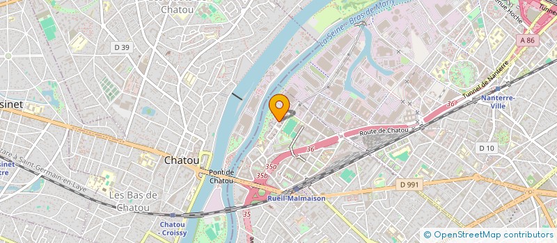 localisation de l'entreprise MONSIEUR CLAUDE PATRICK TIETCHEU à RUEIL-MALMAISON