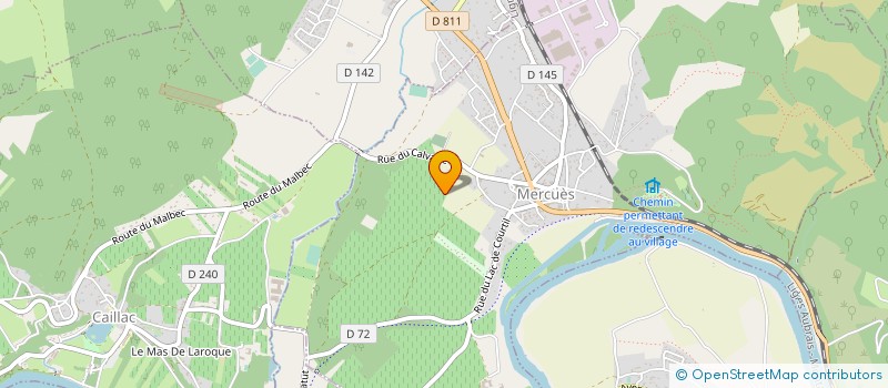 localisation de l'entreprise MONSIEUR CLAUDE PATROLIN  MERCUES