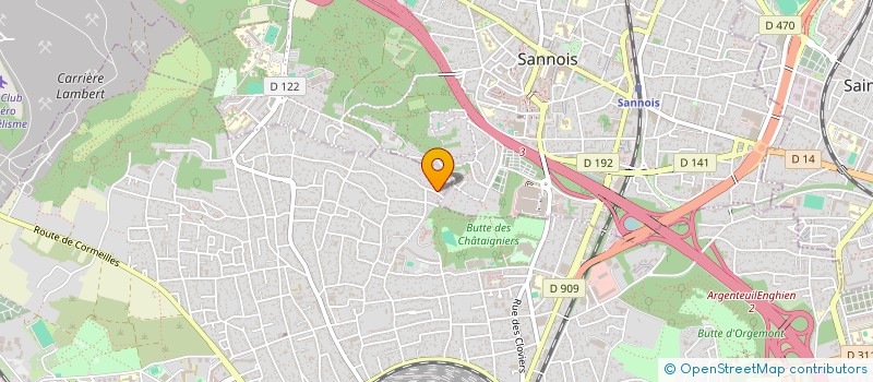 localisation de l'entreprise MONSIEUR CLAUDE PAUL  ARGENTEUIL