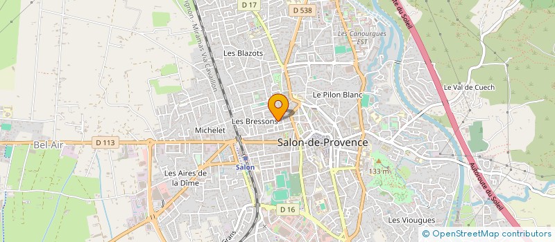 localisation de l'entreprise MONSIEUR CLAUDE PAUPARDIN à SALON-DE-PROVENCE
