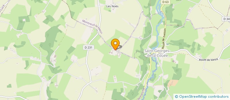 localisation de l'entreprise MONSIEUR CLAUDE PAVARD  COURDEMANCHE