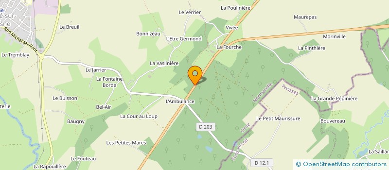 localisation de l'entreprise MONSIEUR CLAUDE PAVIE à SABLONS-SUR-HUISNE