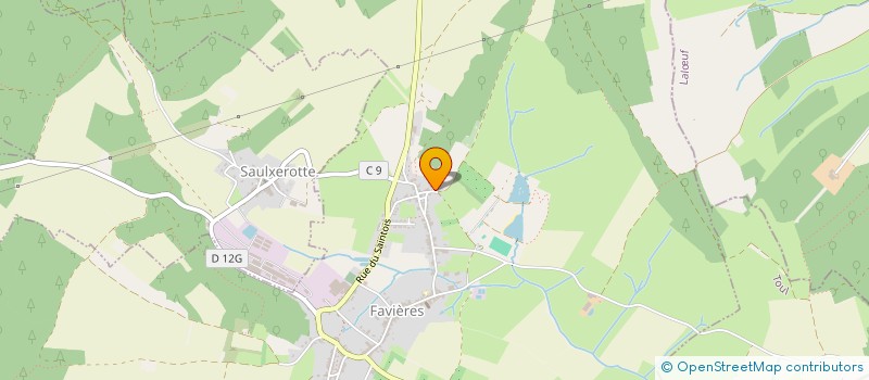 localisation de l'entreprise MONSIEUR CLAUDE PAVOT  FAVIERES