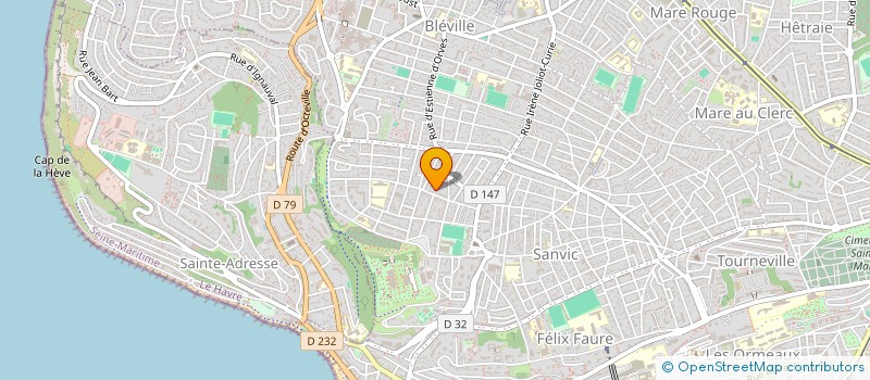 localisation de l'entreprise MONSIEUR CLAUDE PAYE à LE HAVRE