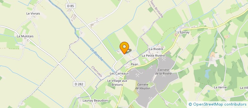 localisation de l'entreprise MONSIEUR CLAUDE PEIGNE  CHERRUEIX