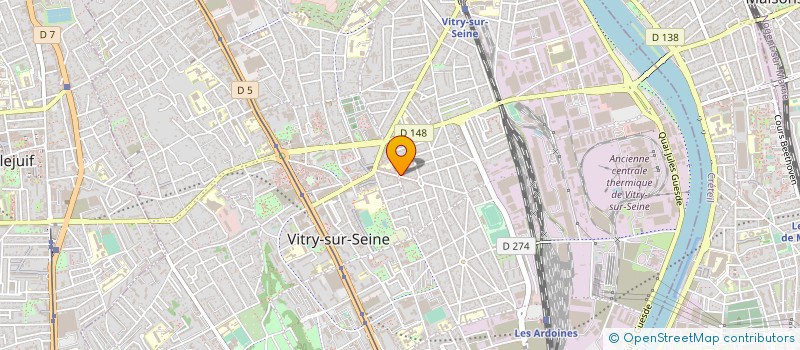 localisation de l'entreprise MONSIEUR CLAUDE PELAGALLI à VITRY-SUR-SEINE