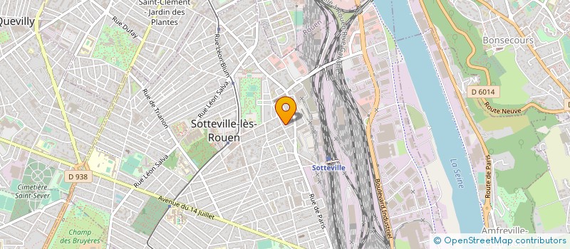 localisation de l'entreprise MONSIEUR CLAUDE PELET  SOTTEVILLE-LES-ROUEN