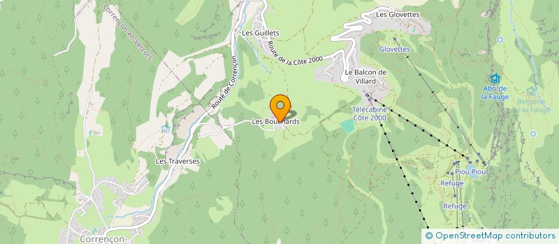 localisation de l'entreprise MONSIEUR CLAUDE PELLAT-FINET  VILLARD-DE-LANS