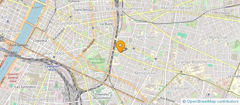 localisation de l'entreprise MONSIEUR CLAUDE PELLETIER à LYON