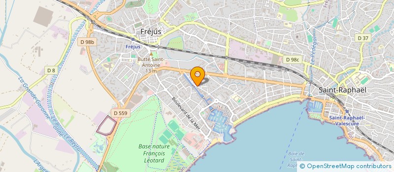 localisation de l'entreprise MONSIEUR CLAUDE PELLEVOIZIN à FREJUS