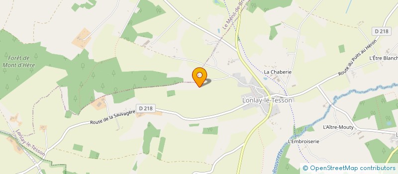 localisation de l'entreprise MONSIEUR CLAUDE PELOUIN à LONLAY-LE-TESSON