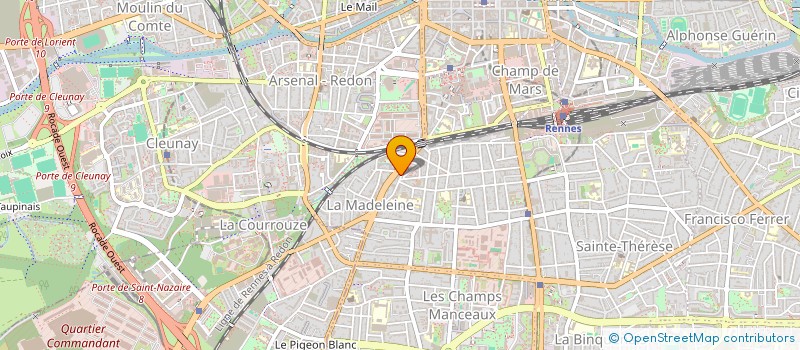 localisation de l'entreprise MONSIEUR CLAUDE PELTAIS  RENNES