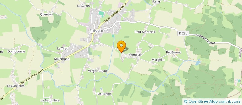 localisation de l'entreprise MONSIEUR CLAUDE PERDRIX à FOISSIAT