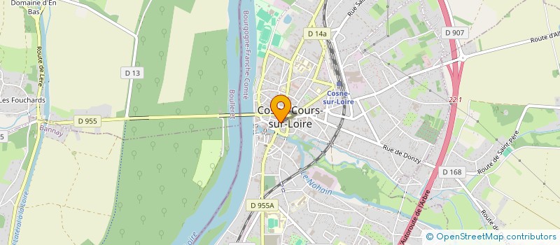 localisation de l'entreprise MONSIEUR CLAUDE PERDRIX à COSNE-COURS-SUR-LOIRE