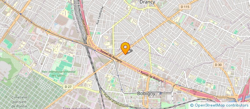 localisation de l'entreprise MONSIEUR CLAUDE PEREIRA  BOBIGNY