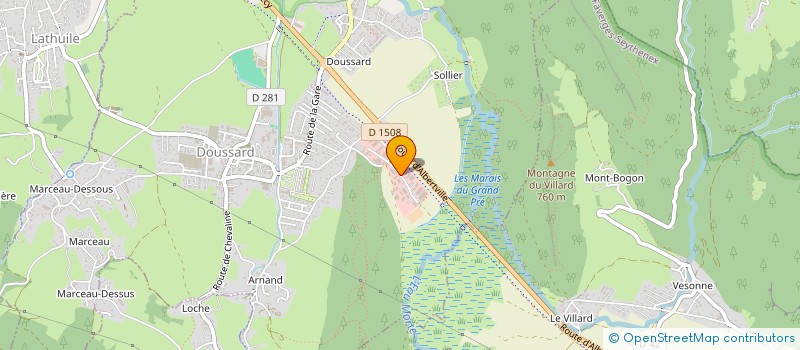 localisation de l'entreprise MONSIEUR CLAUDE PERNA  DOUSSARD