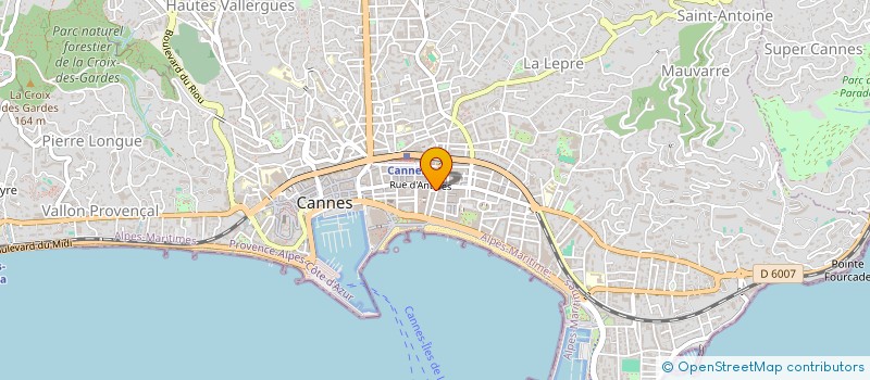 localisation de l'entreprise MONSIEUR CLAUDE PERNES à CANNES