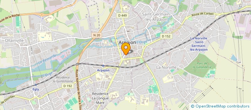 localisation de l'entreprise MONSIEUR CLAUDE PERNET à ARPAJON
